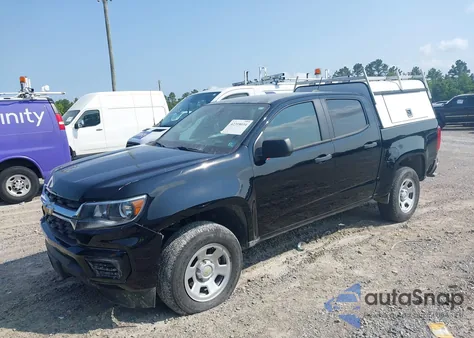 2021 Chevrolet Colorado 4Wd Short Box Wt from USA, damaged, VIN 1GCGTBEN8M1293135